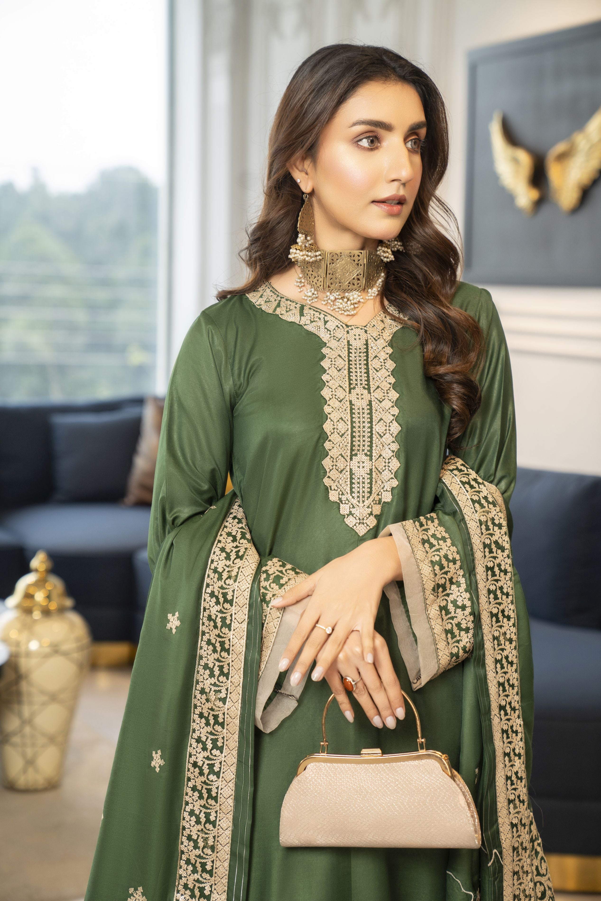 Pashmina Winter Shawl Collection by Sakeena Hasan SHP5