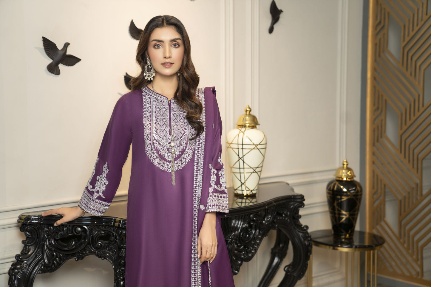 Pashmina Winter Shawl Collection by Sakeena Hasan SHP7
