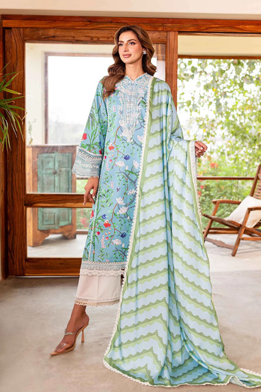 Shiree '24 Premium Lawn by Sable Flower Of Paradise SSC-05-24