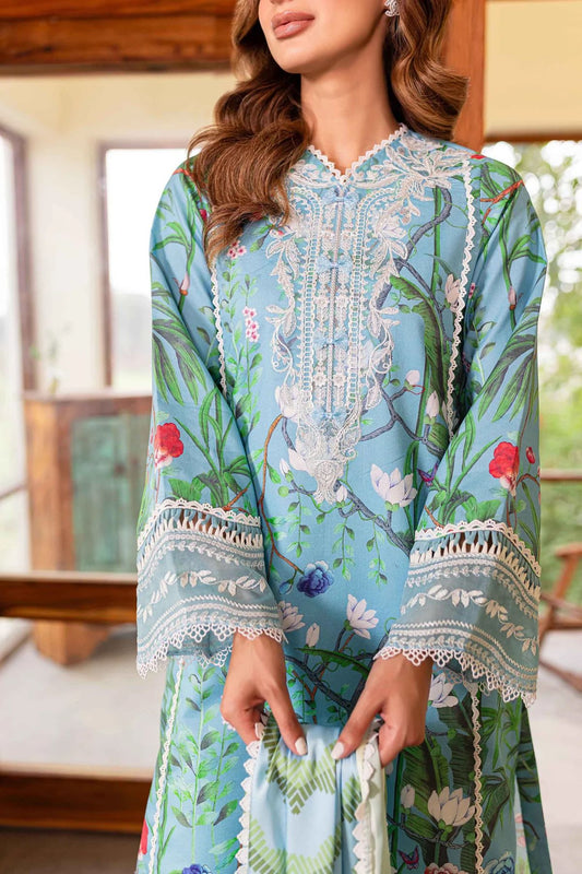 Shiree '24 Premium Lawn by Sable Flower Of Paradise SSC-05-24