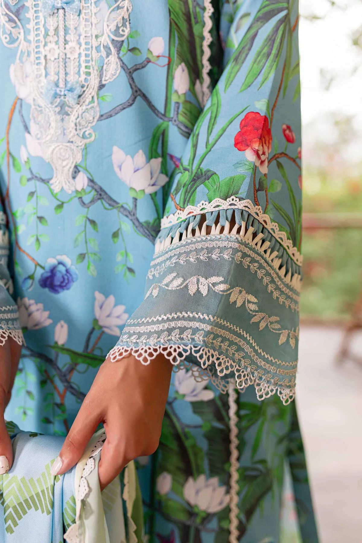 Shiree '24 Premium Lawn by Sable Flower Of Paradise SSC-05-24