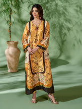 Sakeena SK1 Printed Silk Kaftan with Trousers – Ready to Wear 2pc Suit