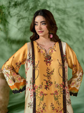 Sakeena SK1 Printed Silk Kaftan with Trousers – Ready to Wear 2pc Suit