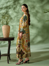 Sakeena SK2 Printed Silk Kaftan with Trousers – Ready to Wear 2pc Suit