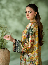 Sakeena SK2 Printed Silk Kaftan with Trousers – Ready to Wear 2pc Suit