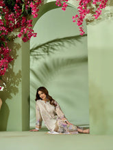 Sakeena SK7 Floral Silk Kaftan with Trousers – Ready to Wear 2pc Suit