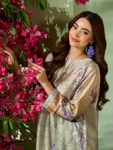 Sakeena SK7 Floral Silk Kaftan with Trousers – Ready to Wear 2pc Suit