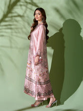Sakeena SK8 Pink Printed Silk Kaftan with Trousers – Ready to Wear 2pc Suit
