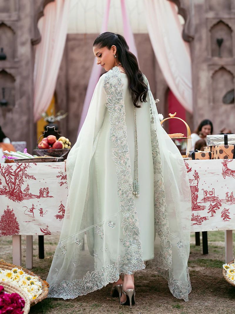 Rangrez by Mona 3pc Embroidered Silk Palazzo Suit RG2