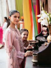 Rangrez by Mona 3pc Embroidered Silk Palazzo Suit RG4