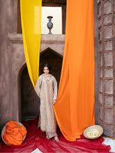 Rangrez by Mona 3pc Embroidered Silk Palazzo Suit RG5