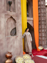 Rangrez by Mona 3pc Embroidered Silk Palazzo Suit RG5