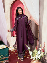 Rangrez by Mona 3pc Embroidered Silk Palazzo Suit RG7