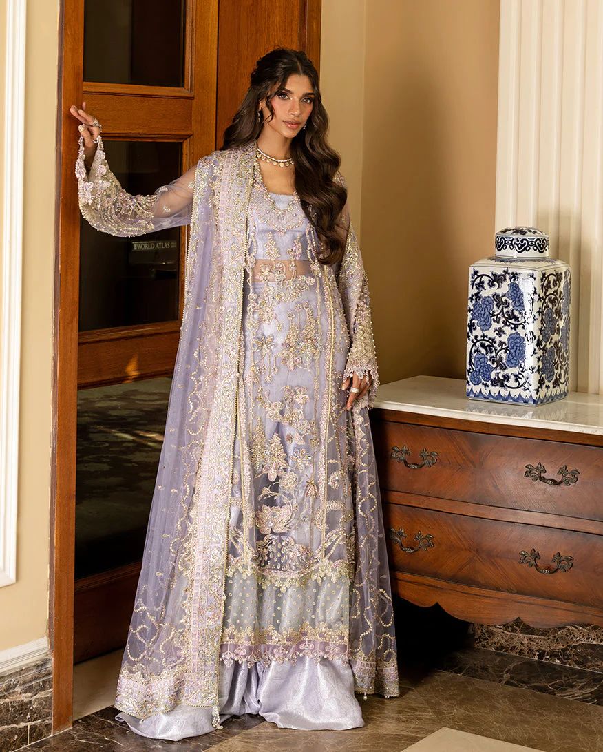 Mushq 3pc Lilac Formal Lehenga Dress – Simran
