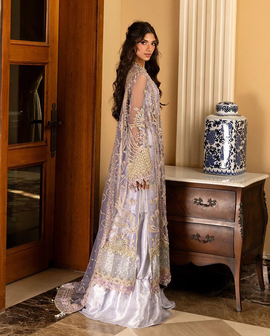 Mushq 3pc Lilac Formal Lehenga Dress – Simran