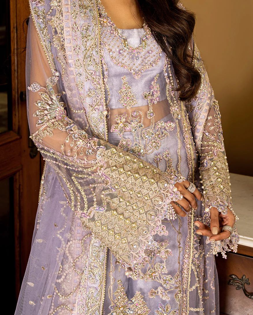 Mushq 3pc Lilac Formal Lehenga Dress – Simran