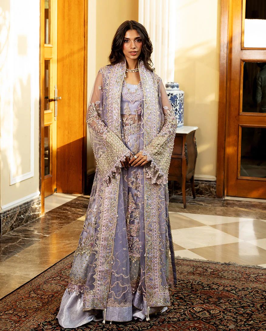 Mushq 3pc Lilac Formal Lehenga Dress – Simran