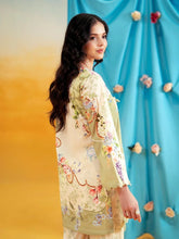 Aabpara 2pc Ivory Floral Pure Lawn Palazzo Suit – ROZ3