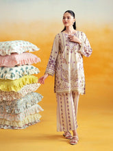 Aabpara 2pc Cream Paisley Pure Lawn Palazzo Suit – ROZ4