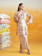 Aabpara 2pc Cream Paisley Pure Lawn Palazzo Suit – ROZ4