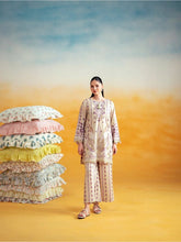 Aabpara 2pc Cream Paisley Pure Lawn Palazzo Suit – ROZ4