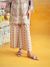 Aabpara 2pc Cream Paisley Pure Lawn Palazzo Suit – ROZ4