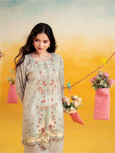 Aabpara 2pc Sage Green Floral Pure Lawn Palazzo Suit – ROZ6