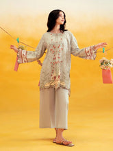 Aabpara 2pc Sage Green Floral Pure Lawn Palazzo Suit – ROZ6