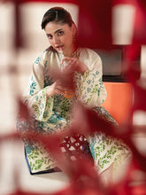 Mona Mausam MM2 Ready to Wear 2pc Printed Blended Lawn Suit – Ivory Green Botanical