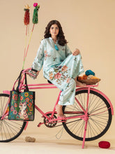 Mona Mausam MM3 Ready to Wear 2pc Printed Blended Lawn Suit – Powder Blue Floral