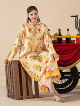 Mona Mausam MM4 Ready to Wear 2pc Printed Blended Lawn Suit – Butter Yellow Tropical