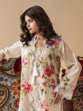 Mona Mausam MM6 Ready to Wear 2pc Printed Blended Lawn Suit – Ivory Floral