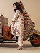 Mona Mausam MM6 Ready to Wear 2pc Printed Blended Lawn Suit – Ivory Floral
