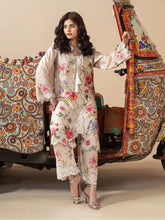 Mona Mausam MM6 Ready to Wear 2pc Printed Blended Lawn Suit – Ivory Floral