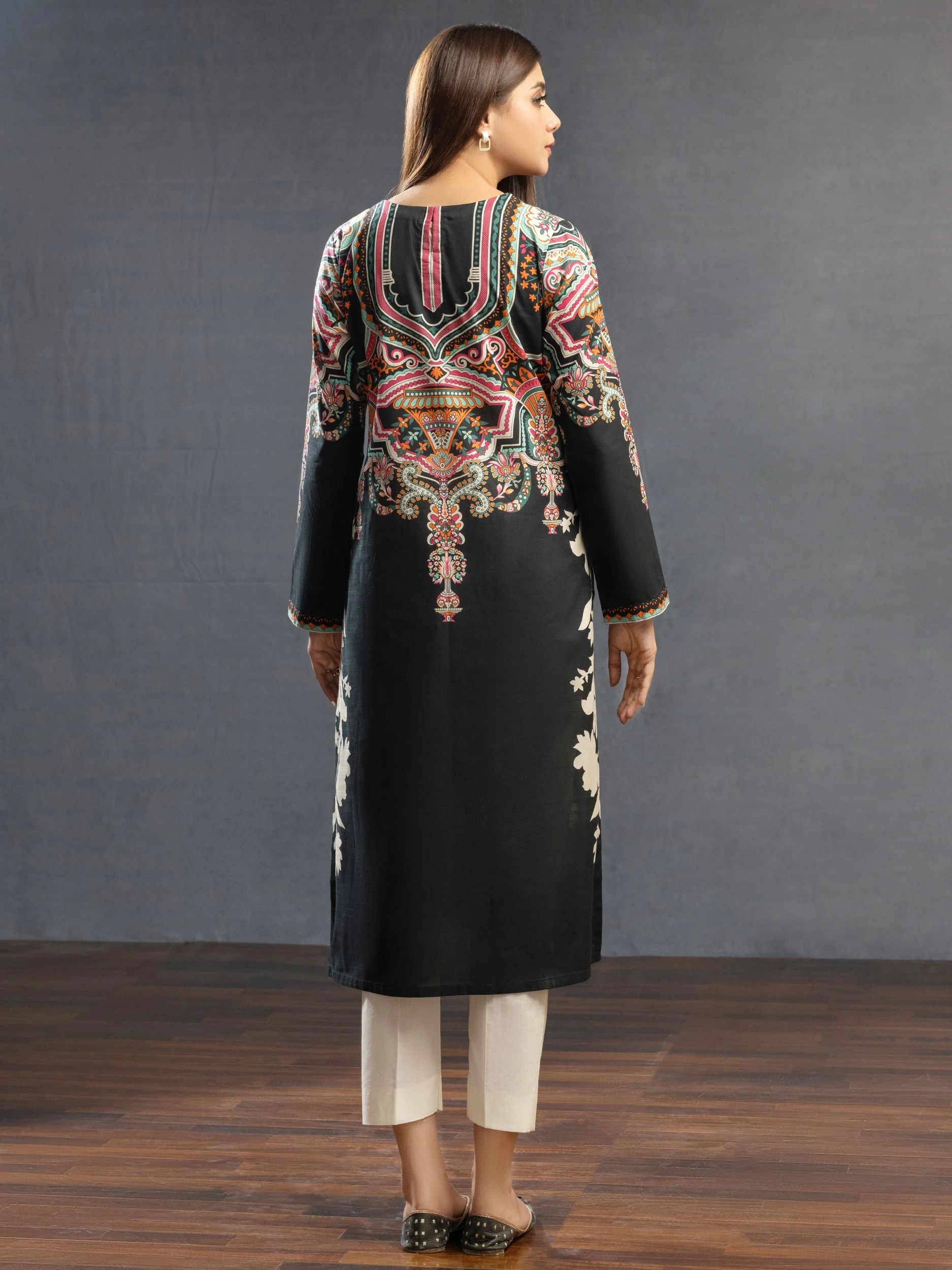 2pc Ready to Wear Dress by Limelight U2763-Black