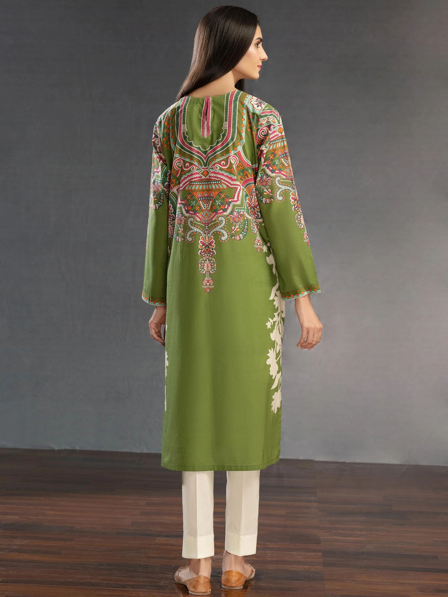 2pc Ready to Wear Dress by Limelight U2763-Green