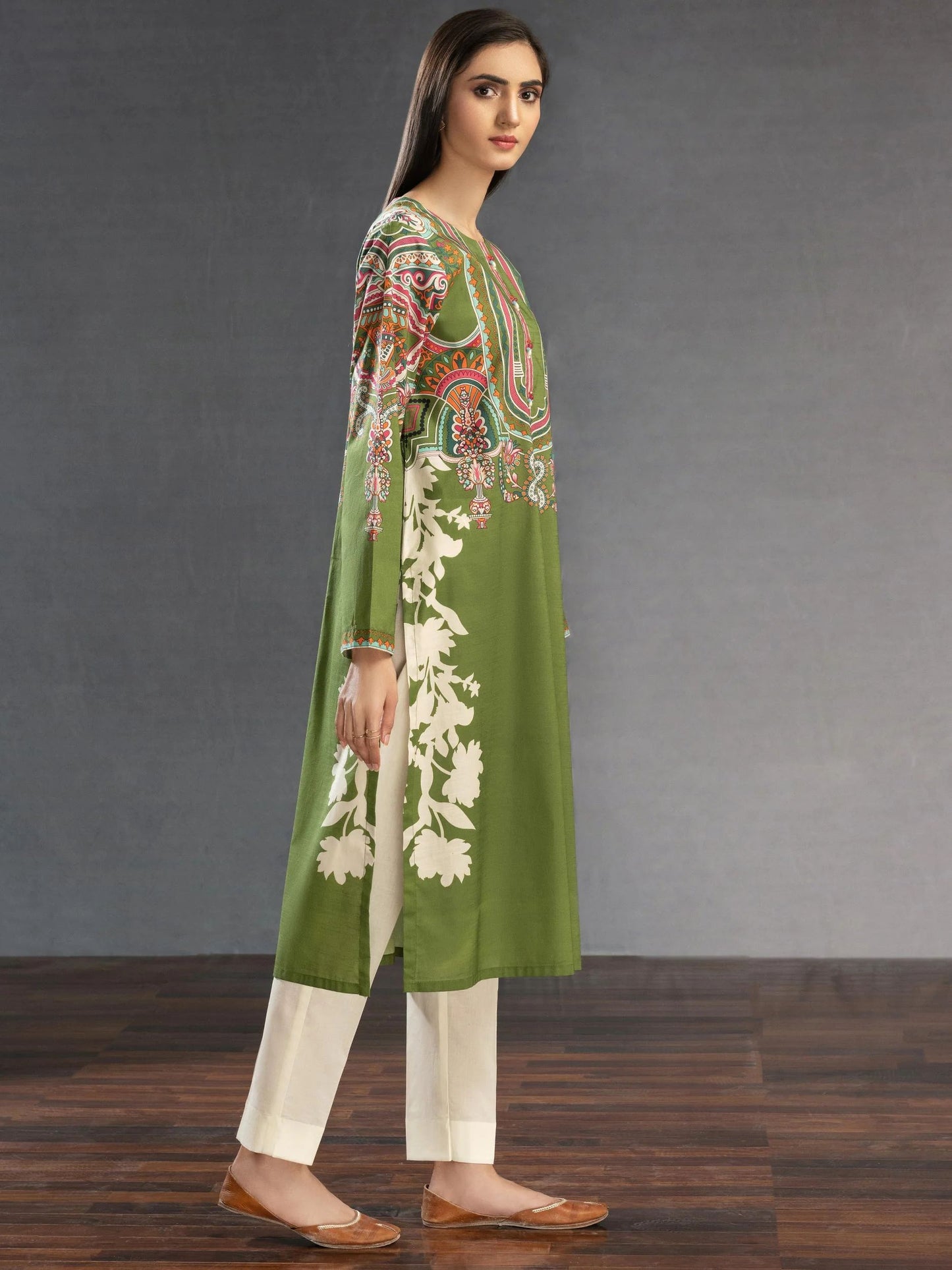 2pc Ready to Wear Dress by Limelight U2763-Green