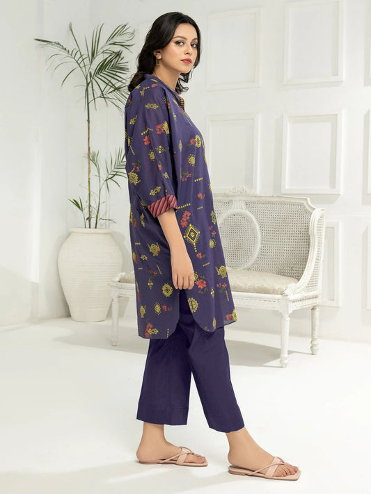 2pc Ready to Wear Dress by Limelight U2776-Blue