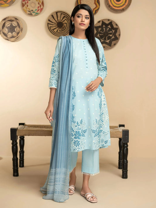 3pc Ready to Wear Dress by Limelight U2777-Ice Blue