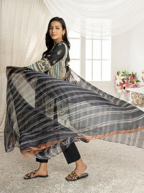 3pc Ready to Wear Dress by Limelight  U2800-Black