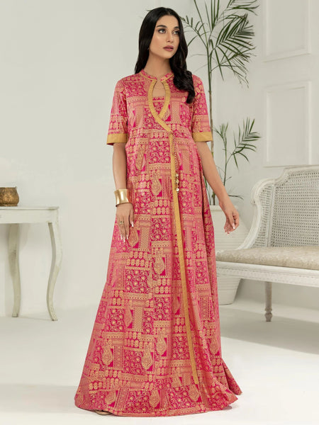 limelight maxi dress 2pc Ready to Wear Dress by Limelight U2816-Pink