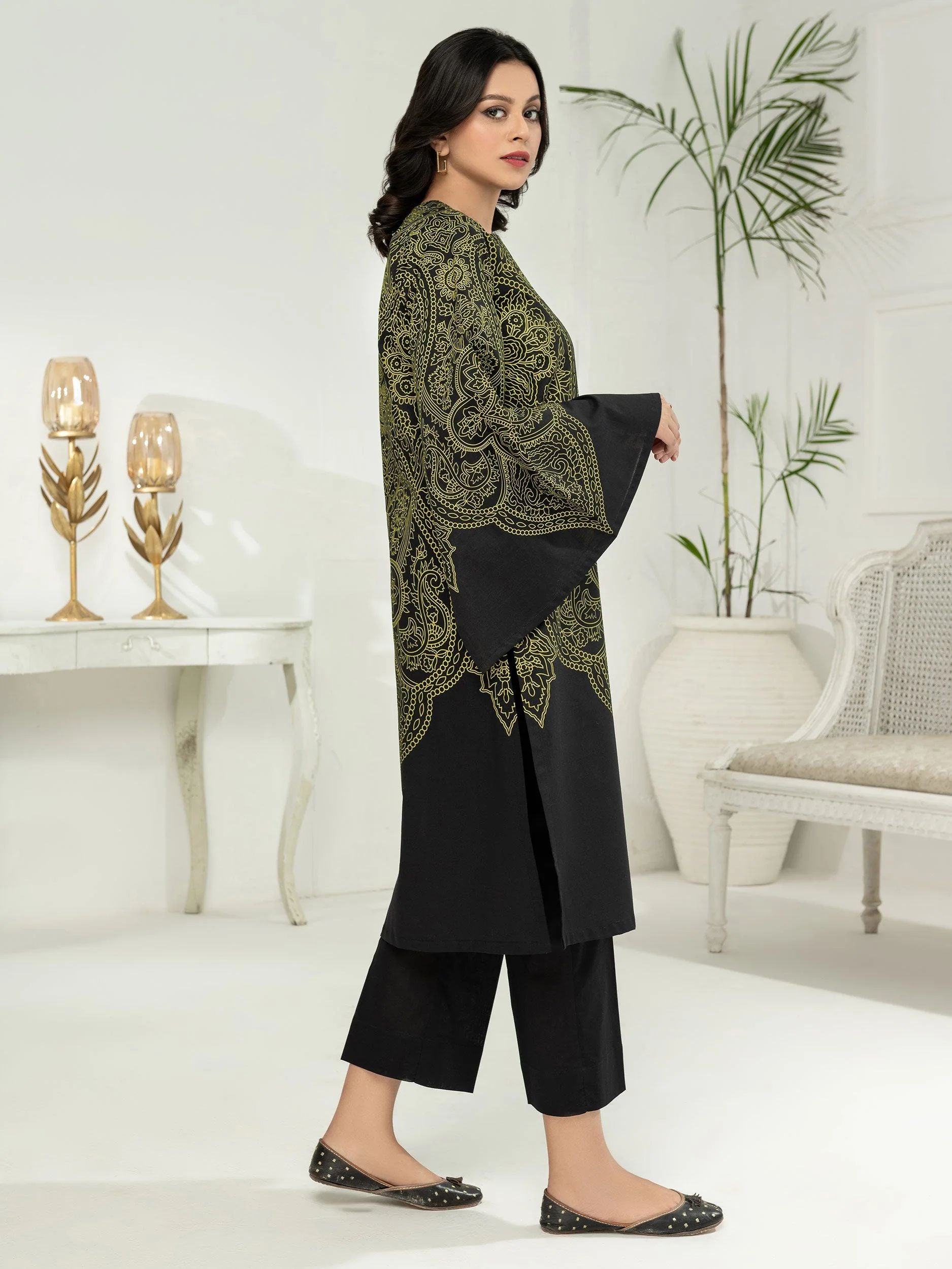 2pc Ready to Wear Dress by Limelight U2821-Black