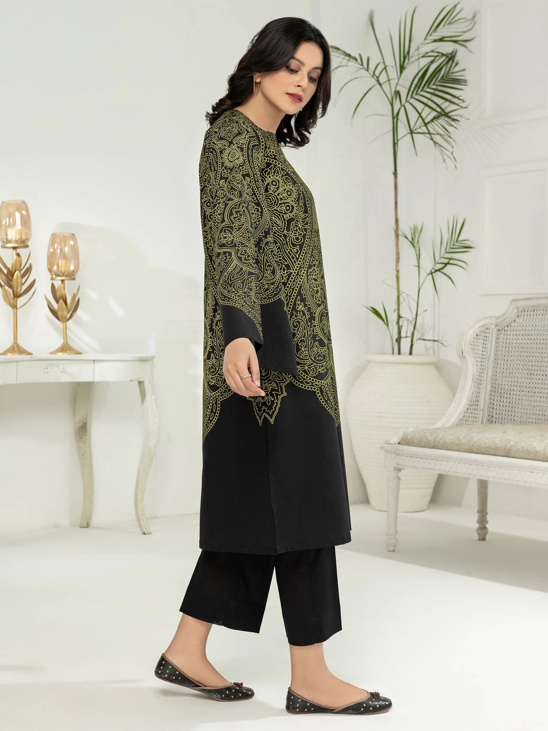 2pc Ready to Wear Dress by Limelight U2821-Black