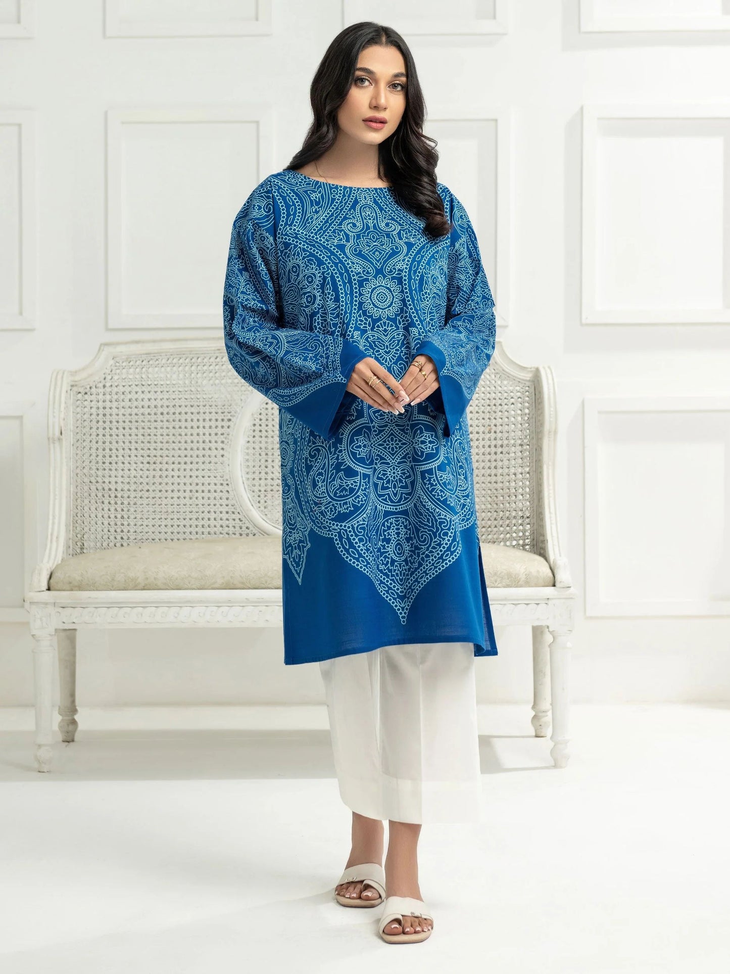 2pc Ready to Wear Dress by Limelight U2821-Blue