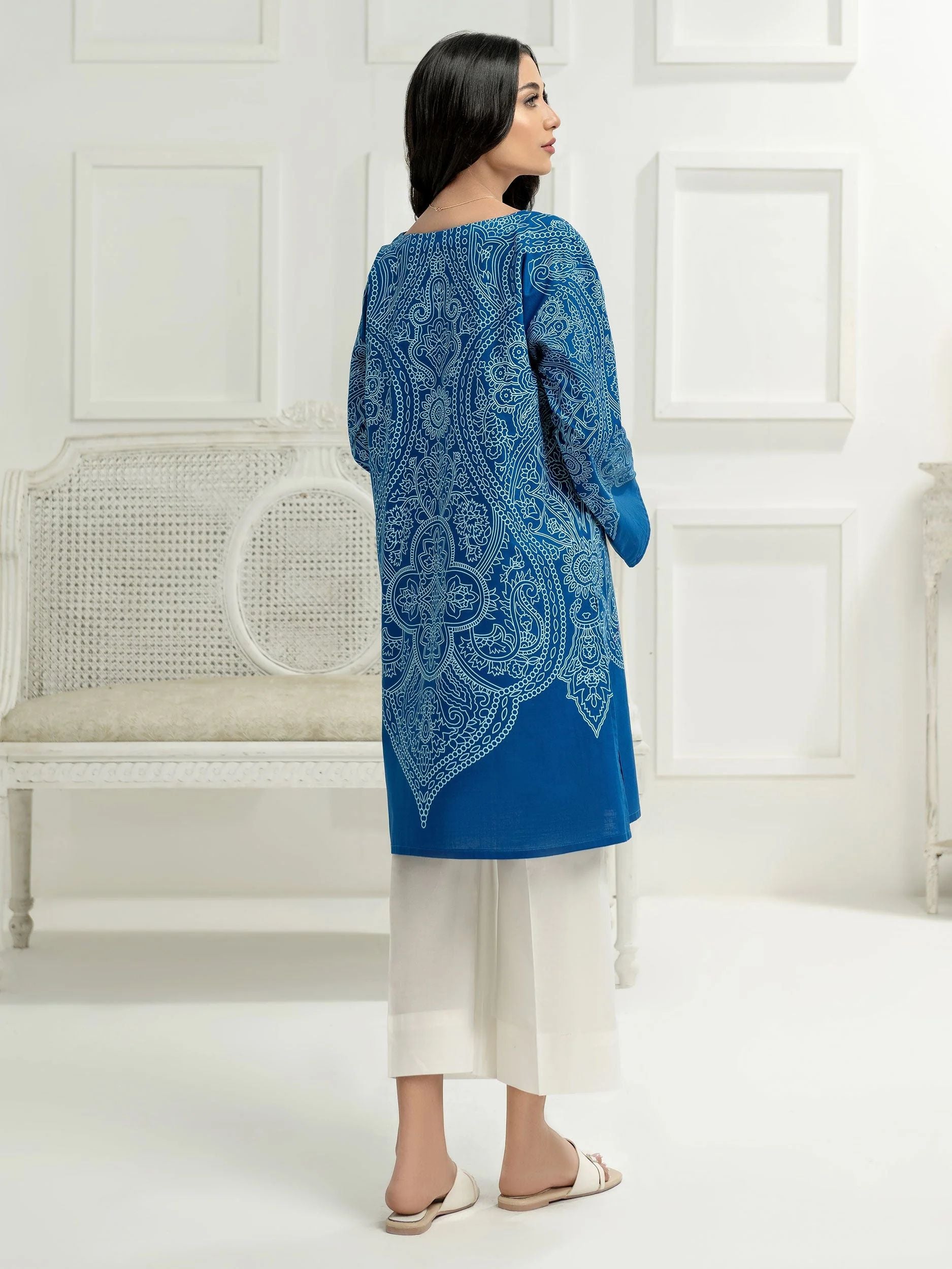 2pc Ready to Wear Dress by Limelight U2821-Blue