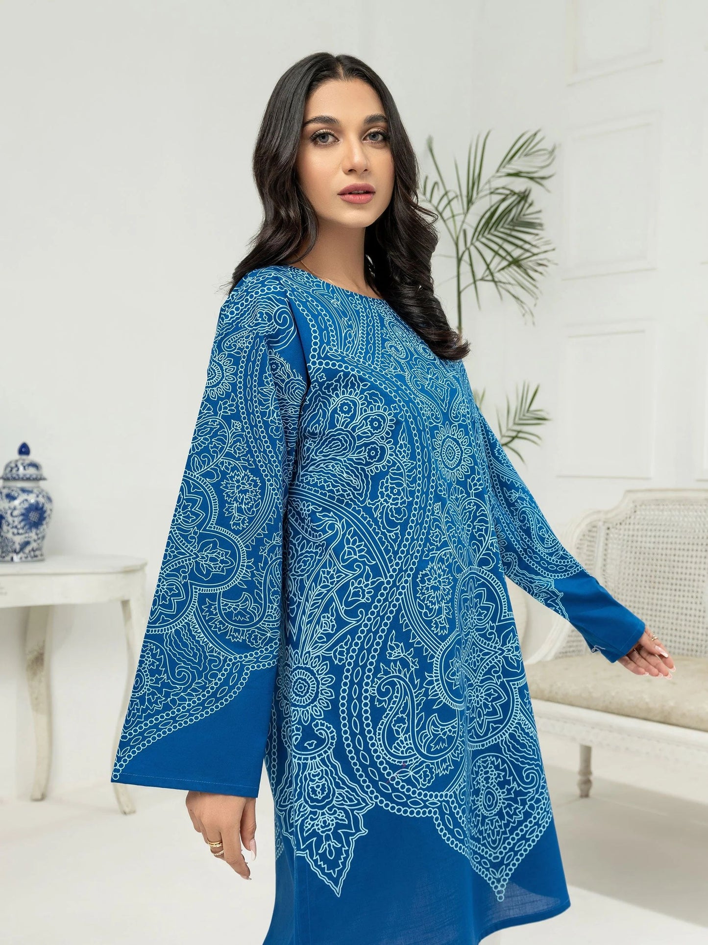 2pc Ready to Wear Dress by Limelight U2821-Blue