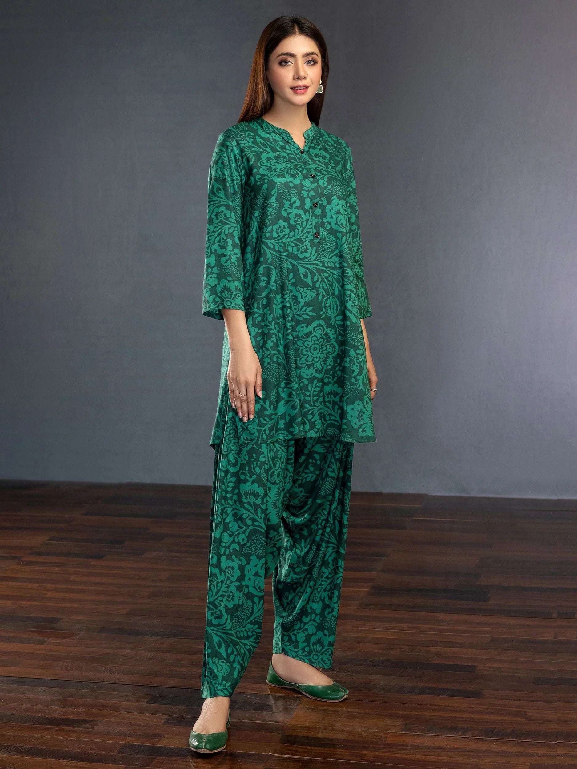 1pc Ready to Wear Shirt by Limelight U2865-Green