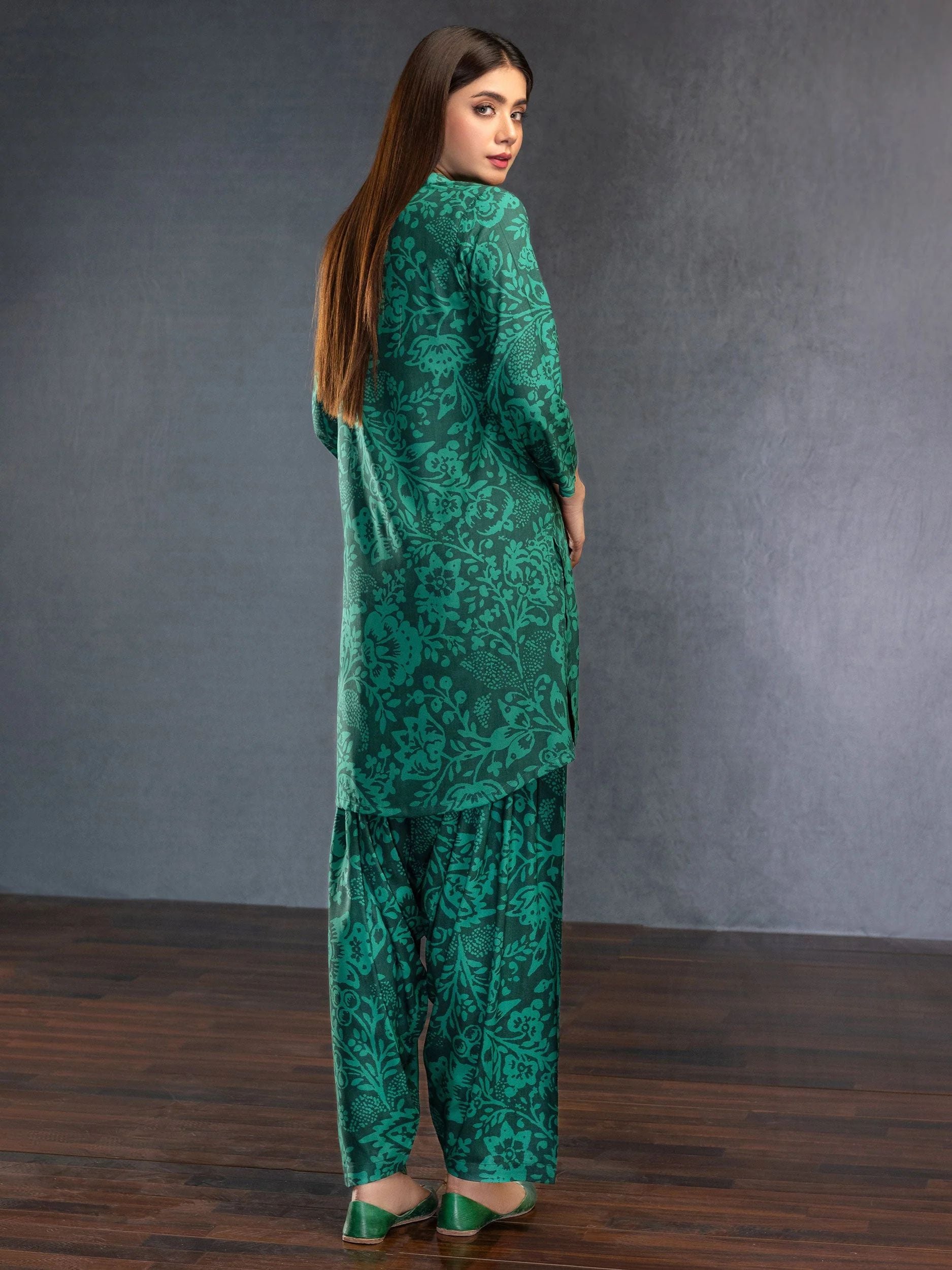 1pc Ready to Wear Shirt by Limelight U2865-Green