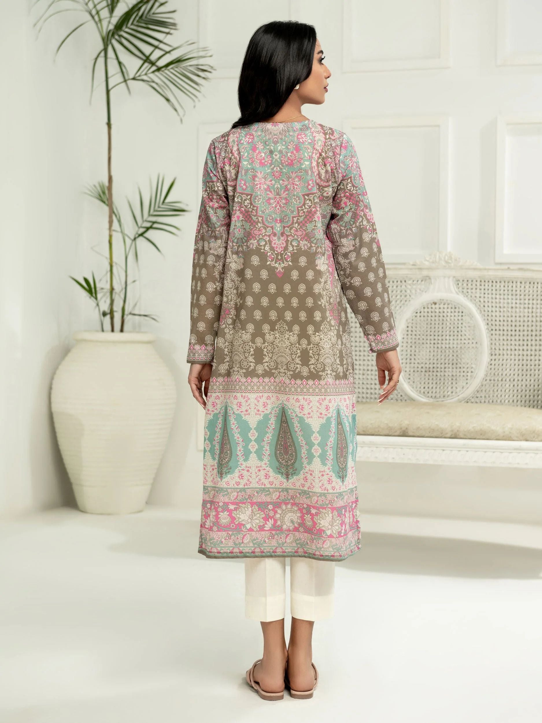 2pc Ready to Wear Dress by Limelight U2879-Grey