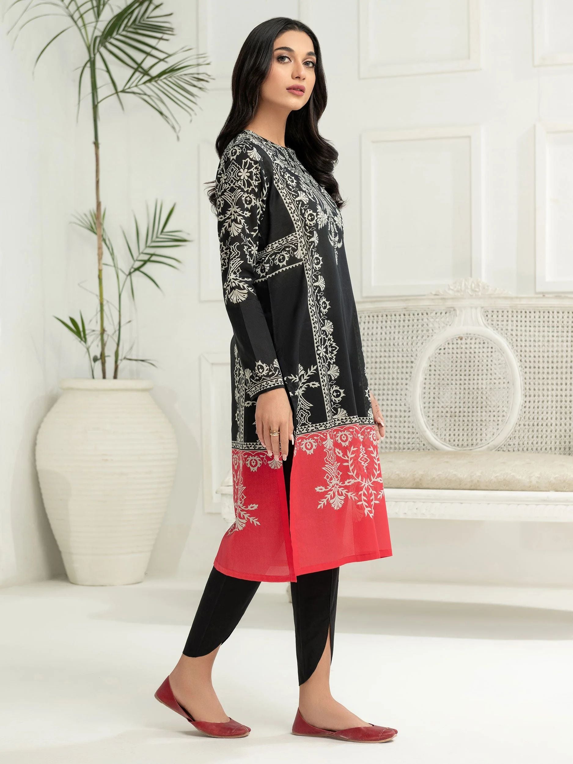 2pc Ready to Wear Dress by Limelight U2882-Black